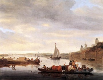 Crossing Salomon van Ruysdael Ölgemälde